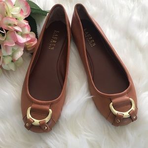 Ralph Lauren leather flats